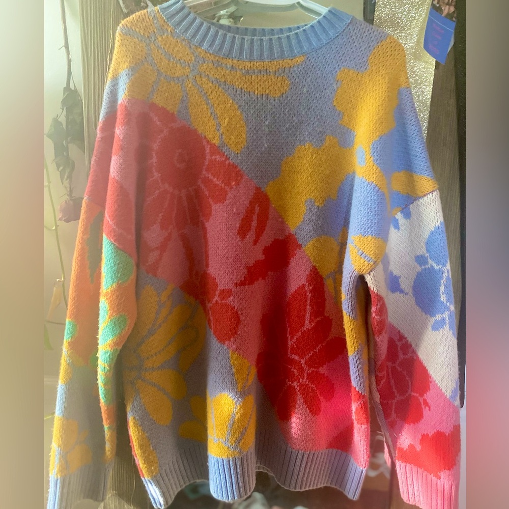 Cynthia Rowley/ROXY colorful sweater